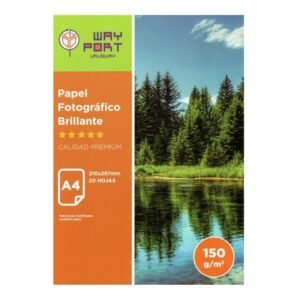 Papel Fotográfico Brillo A4 150gr